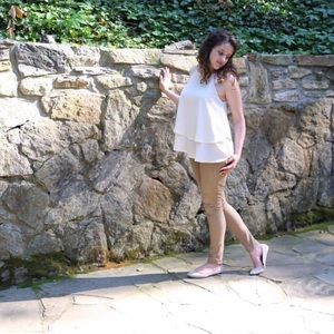 Francesca’s Miami Layered Polyester Cami size s